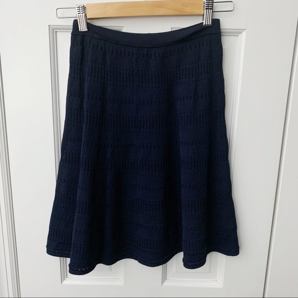 Sandro Perforated Knit Skirt - Picture 3 of 7